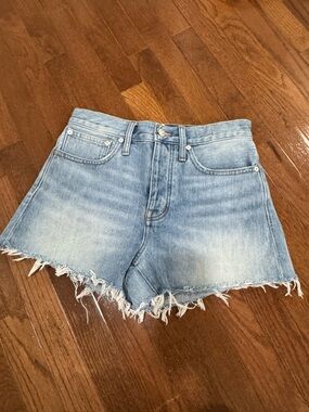 Madewell Light Wash Relaxed Denim Shorts